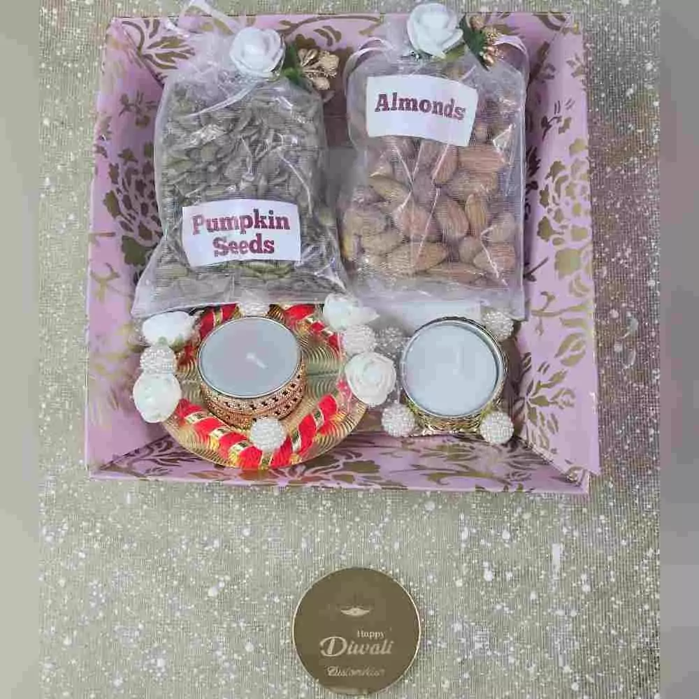 Buy Pumpkin Seeds & Almonds Diwali Hamper Online